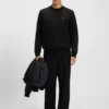 Cotton-blend sweatshirt with Double B monogram