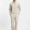 Cotton-blend sweatshirt with tennis-themed logo Cotton-blend sweatshirt with tennis-themed logo