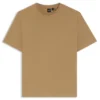 Cotton-blend T-shirt with bubble-jacquard structure Cotton-blend T-shirt with bubble-jacquard structure