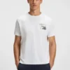 Cotton-blend T-shirt with decorative reflective accents