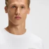 Cotton-blend T-shirt with decorative reflective accents