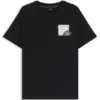 Cotton-blend T-shirt with decorative reflective accents
