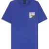 Cotton-blend T-shirt with decorative reflective accents
