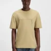Cotton-blend T-shirt with decorative reflective details