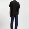 Cotton-blend T-shirt with decorative reflective details
