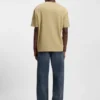 Cotton-blend T-shirt with decorative reflective details
