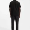 Cotton-blend T-shirt with tennis-ball jacquard