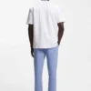 Cotton-blend T-shirt with tennis-ball jacquard