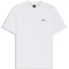 Cotton-blend T-shirt with tennis-ball jacquard