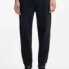 Cotton-blend track pants with Double B monogram badge
