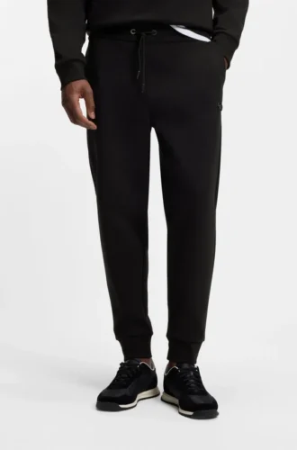Cotton-blend track pants with Double B monogram badge
