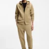 Cotton-blend track pants with Double B monogram badge