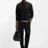 Cotton-blend track pants with Double B monogram badge