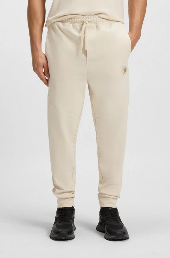 Cotton-blend tracksuit bottoms with Double B monogram Cotton-blend tracksuit bottoms with Double B monogram