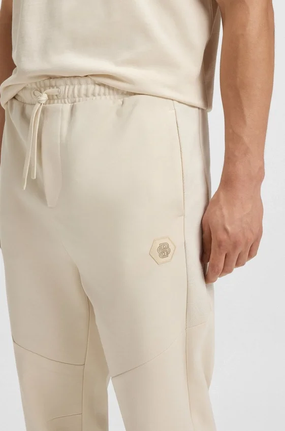 Cotton-blend tracksuit bottoms with Double B monogram Cotton-blend tracksuit bottoms with Double B monogram