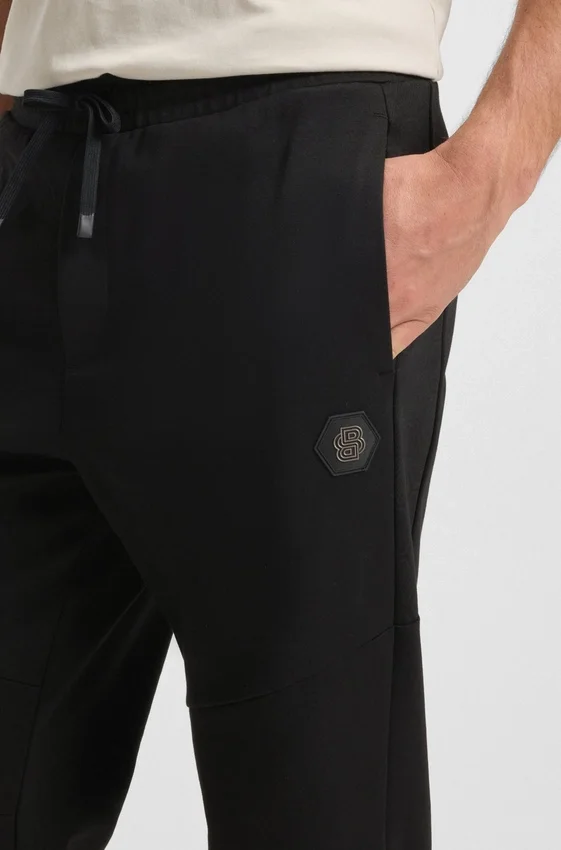 Cotton-blend tracksuit bottoms with Double B monogram Cotton-blend tracksuit bottoms with Double B monogram