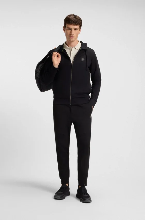 Cotton-blend tracksuit bottoms with Double B monogram Cotton-blend tracksuit bottoms with Double B monogram