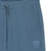 Cotton-blend tracksuit bottoms with drop-needle stripe