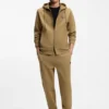 Cotton-blend zip-up hoodie with Double B monogram
