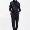 Cotton-blend zip-up hoodie with Double B monogram