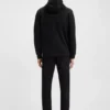 Cotton-blend zip-up hoodie with Double B monogram
