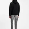 Cotton-blend zip-up hoodie with Double B monogram