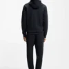 Cotton-blend zip-up hoodie with Double B monogram