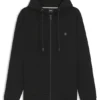Cotton-blend zip-up hoodie with Double B monogram
