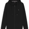 Cotton-blend zip-up hoodie with Double B monogram