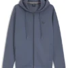 Cotton-blend zip-up hoodie with Double B monogram