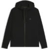 Cotton-blend zip-up hoodie with Double B monogram