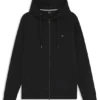 Cotton-blend zip-up hoodie with Double B monogram