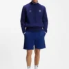 Cotton-blend zip-up sweatshirt with country-flag badge Cotton-blend zip-up sweatshirt with country-flag badge