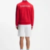 Cotton-blend zip-up sweatshirt with country-flag badge Cotton-blend zip-up sweatshirt with country-flag badge