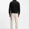 Cotton-blend zip-up sweatshirt with Double B monogram