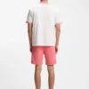 Cotton-jersey polo shirt with stripe trims
