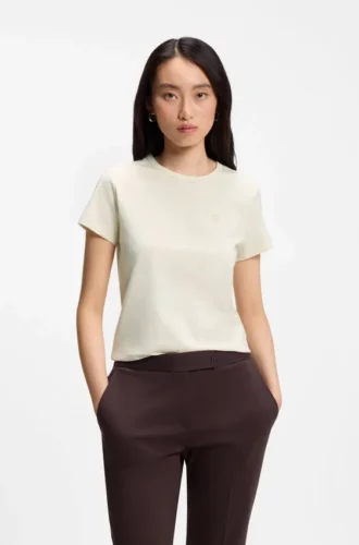 Cotton-jersey slim-fit T-shirt with Double B monogram