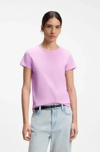 Cotton-jersey slim-fit T-shirt with Double B monogram