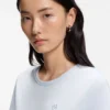 Cotton-jersey slim-fit T-shirt with Double B monogram