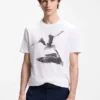 Cotton-jersey T-shirt with animal artwork
