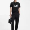 Cotton-jersey T-shirt with animal artwork
