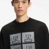 Cotton-jersey T-shirt with biker-inspired artwork