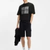 Cotton-jersey T-shirt with biker-inspired artwork