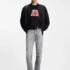 Cotton-jersey T-shirt with biker-inspired artwork