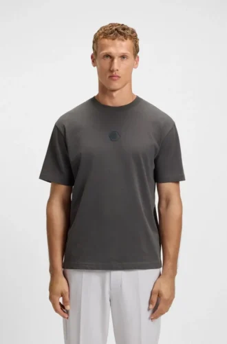Cotton-jersey T-shirt with Double B monogram