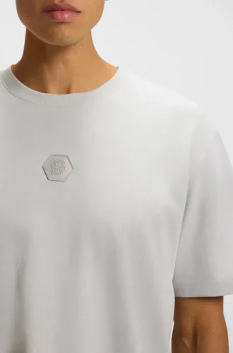 Cotton-jersey T-shirt with Double B monogram