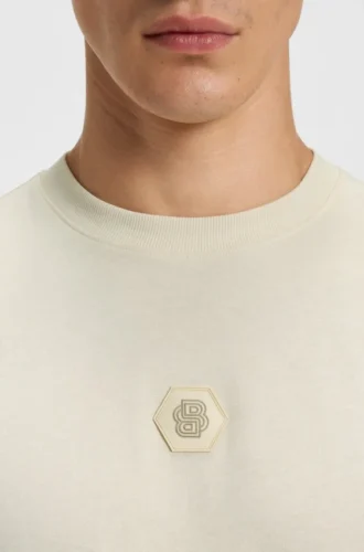 Cotton-jersey T-shirt with Double B monogram