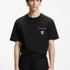 Cotton-jersey T-shirt with embroidered logo