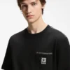 Cotton-jersey T-shirt with embroidered logo