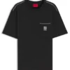Cotton-jersey T-shirt with embroidered logo